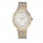 EM0813-86Y - Reloj Citizen de Mujer brazalete de malla milanesa e ip rosa  