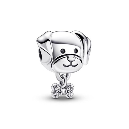 Charm en plata de ley Mascota Perro & Hueso Pandora