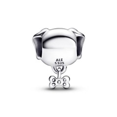 792254C01 - Charm en plata de ley Mascota Perro & Hueso Pandora