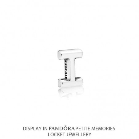 Petite Memories plata de ley Pandora Letra I