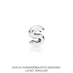 Petite Memories plata de ley Pandora Letra S
