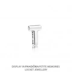Petite Memories plata de ley Pandora Letra T