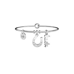 ES231673 - Pulsera de acero HERRADURA DE CABALLO | SALUD