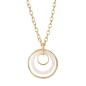 Colgante acabado en Oro 18 Kt Aros Carey Crema