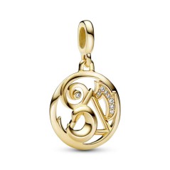 Medallón Los Elementos en Pavé Pandora ME de plata chapada en oro