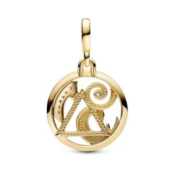 762318C01 - Medallón Los Elementos en Pavé Pandora ME de plata chapada en oro