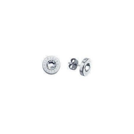 2700259 - Pendientes Tommy Hilfiger de acero con cristal. Botón con logotipo.