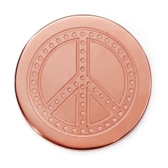 Medallón de Viceroy en acero e ip rosa para mujer Diámetro 29 mm. Colección Pla