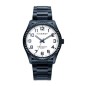 40525-34 - Reloj de Hombre brazalete de acero e ip azul  