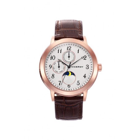 401027-04 - Reloj Viceroy de Hombre Correa de piel marron  401027-04.   