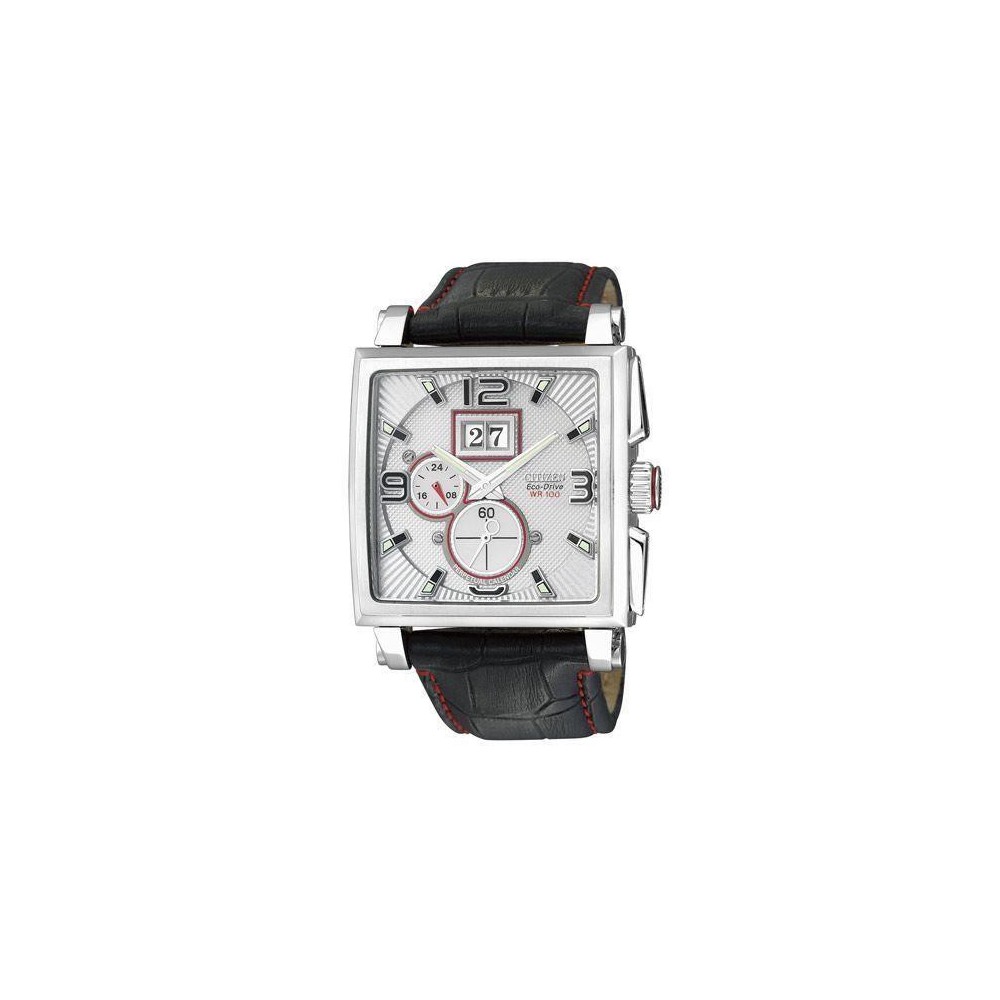 BT0071-09A - Reloj CITIZEN coleccion 3D PERPETUAL CALENDAR. Eco Drive. Acero. Cuadrado.