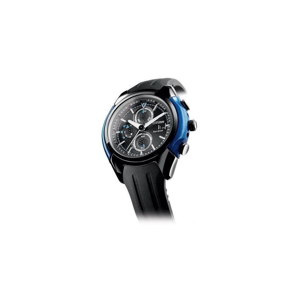 CA0288-02E - Reloj CITIZEN coleccion CROMO-GRAPH. Eco Drive.Caja acero full black. Eco Drive