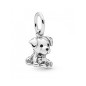 798009EN16 - Charm Pandora Labrador colgante en plata con esmalte negro