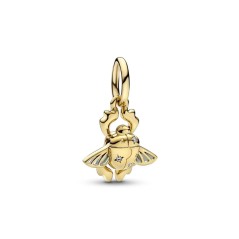 762345C01 - Charm Colgante con un recubrimiento en oro de 14k Escarabajo Aladdín de Disney