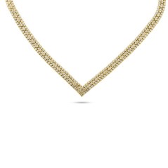 2680955-137-TU - Collar Corto Agatha Paris Berenice Baño Oro y Circonitas