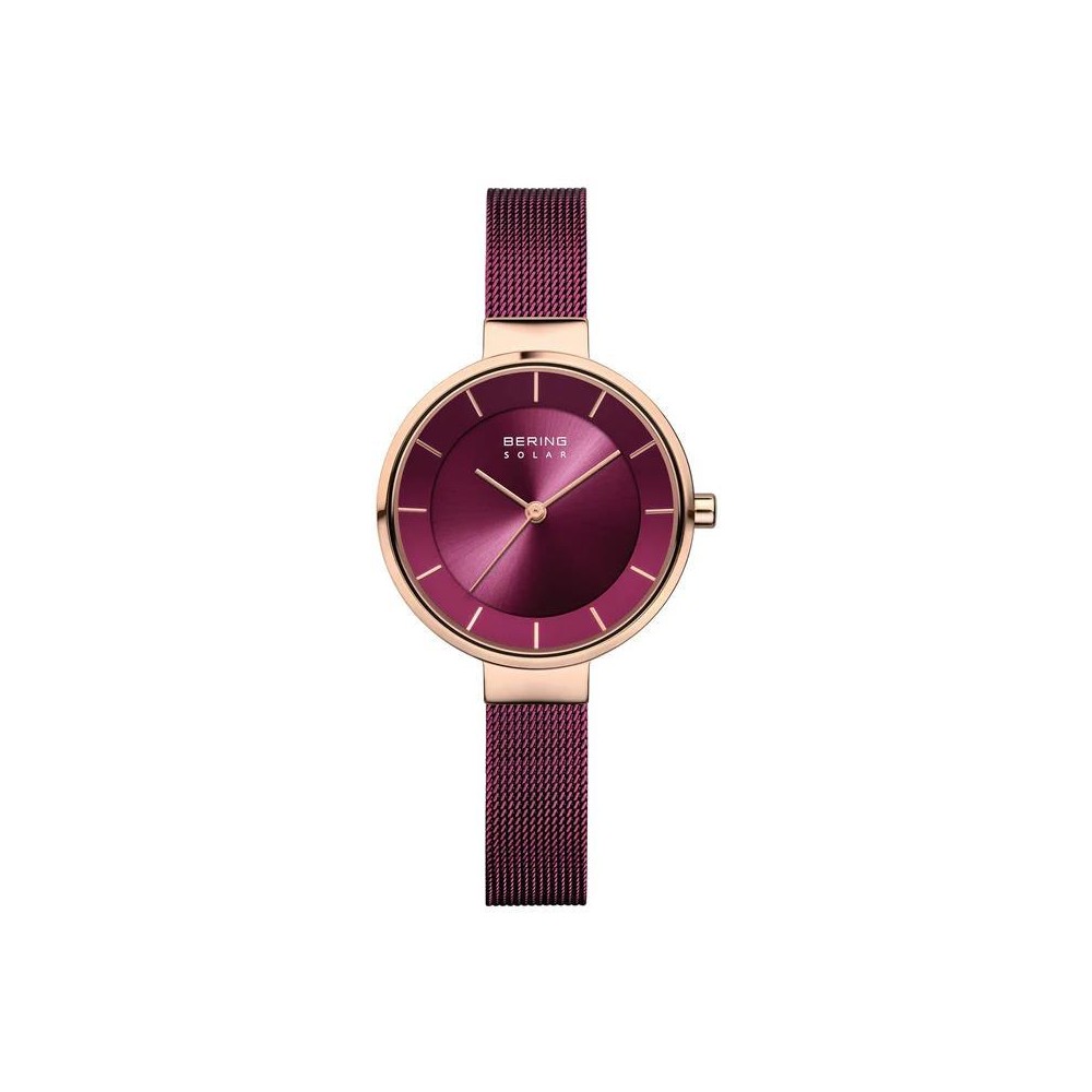 Reloj Bering de Mujer brazalete de acero púrpura