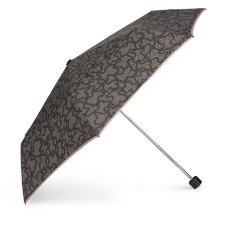 Paraguas TOUS plegable KAOS icon arena-negro