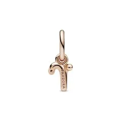 782477C01 - Charm Colgante con un recubrimiento en oro rosa de 14k Alfabeto Letra Minúscula R​