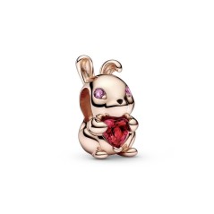 782471C01 - Charm con un recubrimiento en oro rosa de 14k Año Chino del Conejo​