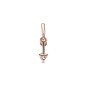 Mini Colgante Pandora ME con un recubrimiento en oro rosa de 14k Flecha de Amor