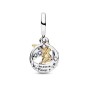 762517C01 - Charm Colgante en plata de ley y con un recubrimiento en oro de 14k Campanilla Noche Celestial de Disney