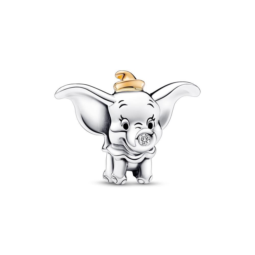 792748C01 - Charm en plata de ley Dumbo 100 Aniversario de Disney con Diamante sintético 0.009 ct TW GHI SI1 Pandora