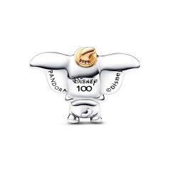 Charm en plata de ley Dumbo 100 Aniversario de Disney con Diamante sintético 0.009 ct TW GHI SI1 Pandora