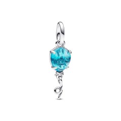 792792C01 - Charm Colgante Globo Cristal de Murano Azul