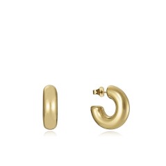 14089E01019 - Pendientes Viceroy Fashion de criolla en acero e ip dorado para mujer
