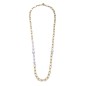 Collar Viceroy Fashion de acero e ip dorado con perlas naturales para mujer