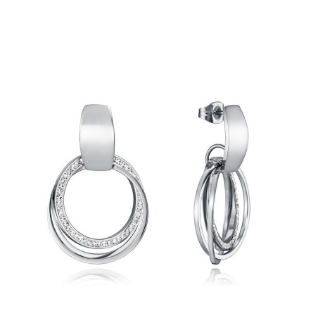 75279E01000 - Pendientes Viceroy Fashion de acero de anillas y circonitas para mujer