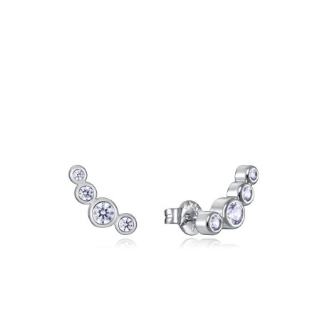 9116E000-30 - Pendientes Viceroy Jewels de plata de ley con baño de rodio y circonitas para mujer