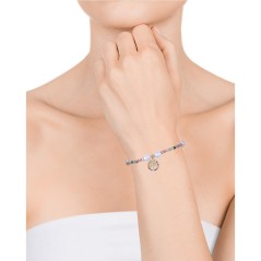 14091P01019 - Pulsera Viceroy Fashion de acero e ip dorado con cristales y perlas sinteticas para mujer
