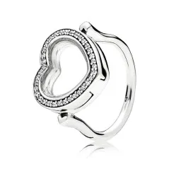 ANILLO PLATA LOCKET CORAZON