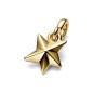 Mini Colgante Estrella Facetada Pandora ME de plata chapada en oro