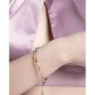 Pulsera Viceroy de acero, ip dorado y rosa en forma de ondas para mujer