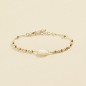 2480330-831-TU - PULSERA DE CADENA SUNSET acabado NÁCAR / ORO