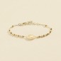 2480330-831-TU - PULSERA DE CADENA SUNSET acabado NÁCAR / ORO