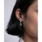 Pendientes Viceroy Jewels de plata de ley con baño de oro y circonitas para mujer