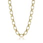 COLLAR ACERO IP DORADO ESLABONES SRA FN