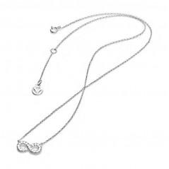 5017C000-30 - Collar de plata y circonitas para mujer