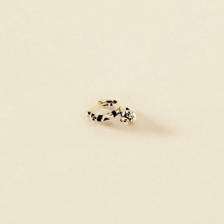 Piercing criolla LEOPARD - Negro/Oro