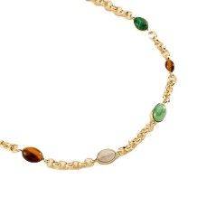 2680250-256-TU - Collar Choker RHEA acabado en Multicolor y Oro