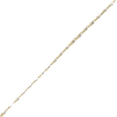 2480230-879-TU - Pulsera de cadena SMARTY acabado Plata / Oro