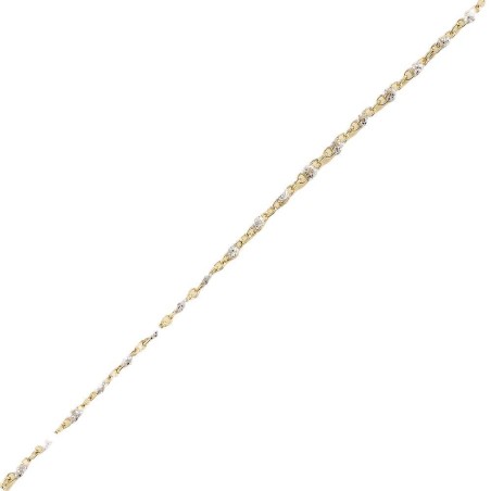 2480230-879-TU - Pulsera de cadena SMARTY acabado Plata / Oro