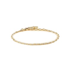 2480230-879-TU - Pulsera de cadena SMARTY acabado Plata / Oro