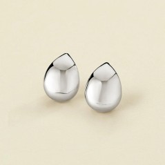 2351009-064-TU - Pendientes largos DANAE acabado Plateado