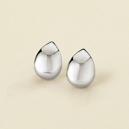 2351009-064-TU - Pendientes largos DANAE acabado Plateado