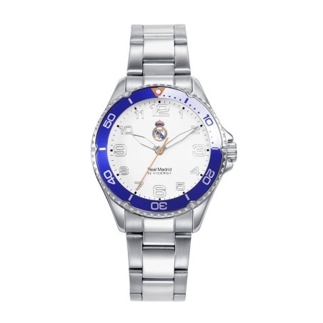 41142-05 - Reloj Viceroy Real Madrid Niño 41142-05 Plateado y Azul - Diseño Oficial con Cronógrafo