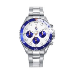 Reloj Viceroy Real Madrid Cronógrafo Hombre 41161-07 Plateado y Azul - Edición Oficial